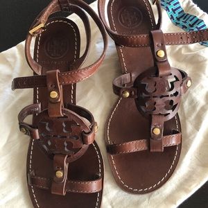 Tory Burch leather Miller wedges ✨